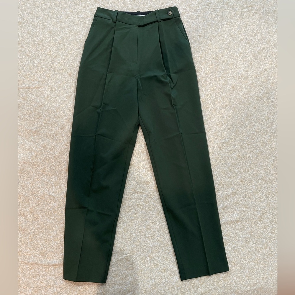Topshop Forest Green Trousers